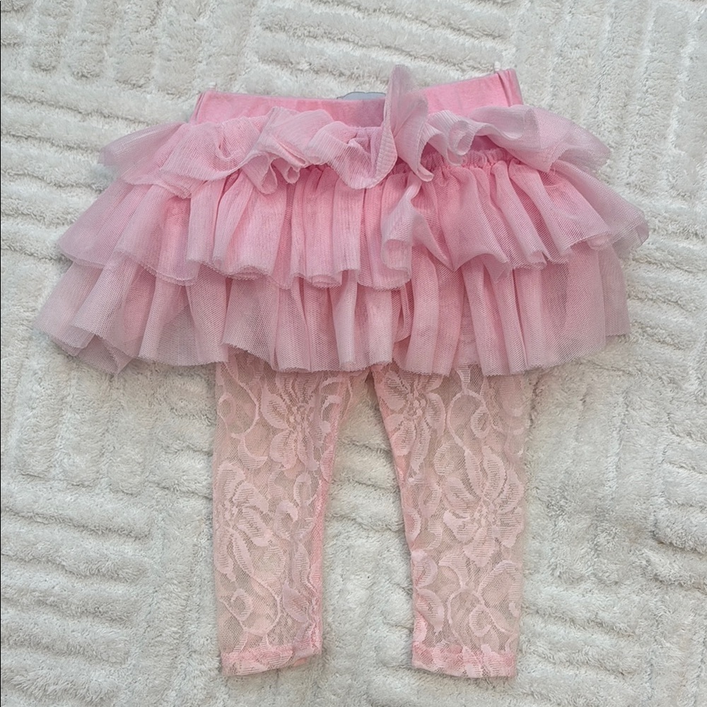 Mudpie Tutu with Lace Leggings